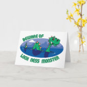 Loch- Nessmonster Karte (Gelbe Blume)