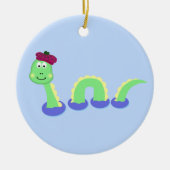 Loch- Nessmonster Keramik Ornament (Vorne)