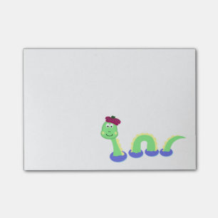 Loch- Nessmonster Post-it Klebezettel