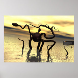 Loch- Nessmonster! (Wassermonster) Poster