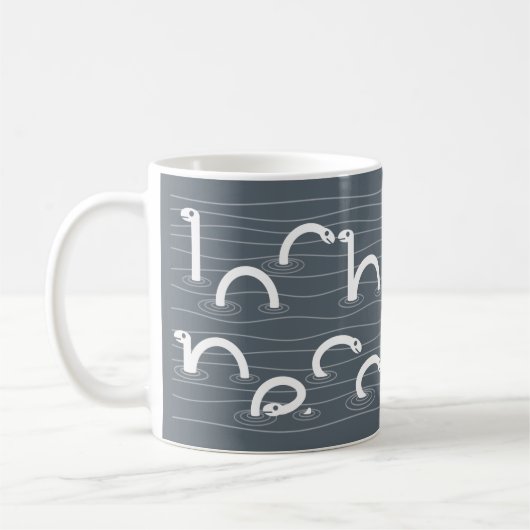 Loch- Nesspuzzlespiel-Tasse Kaffeetasse (Links)