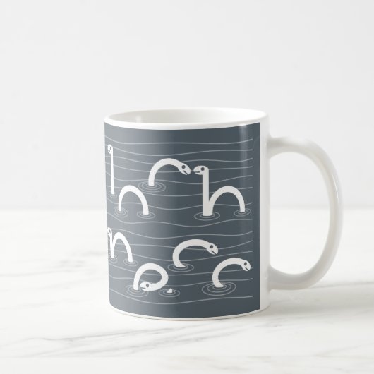 Loch- Nesspuzzlespiel-Tasse Kaffeetasse (Rechts)