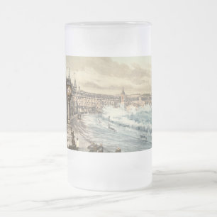 Loch-Promenade I, Douglas, Isle of Man, England Mattglas Bierglas