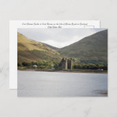 Loch Ranza Castle Postkarte (Vorne/Hinten)