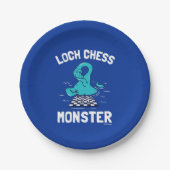 Loch Schess Monster Pappteller (Vorderseite)