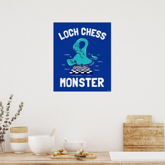 Loch Schess Monster Poster (Küche)