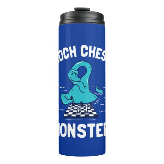 Loch Schess Monster Thermosbecher (Vorderseite)