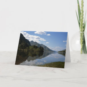 Loch Shiel Scotland Dankeskarte