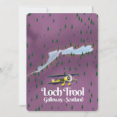 Loch trool, galloway, scotland Travel map (Rückseite)