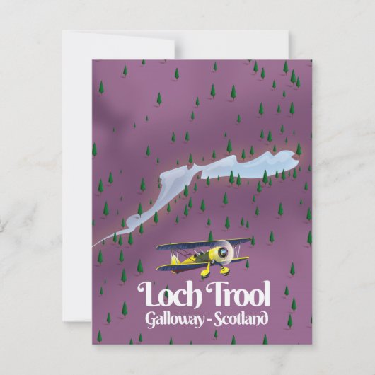 Loch trool, galloway, scotland Travel map (Vorderseite)