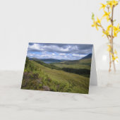 Loch Tulla: Grußkarte Karte (Gelbe Blume)