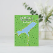 Loch Tulla Scotland Reiseposter Karte (Stehend Vorderseite)