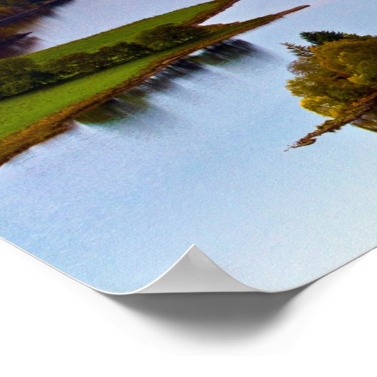 Loch Tummel, Queen's View Poster (Ecke)