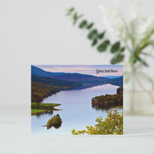 Loch Tummel, Queen's View, Scotland Postcard Postkarte (Stehend Vorderseite)