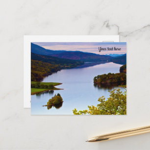 Loch Tummel, Queen's View, Scotland Postcard Postkarte