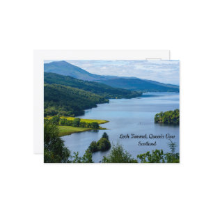 Loch Tummel von Queen's View, Schottland Postcard Postkarte