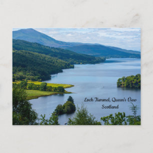 Loch Tummel von Queen's View, Schottland Postcard Postkarte
