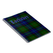 Lochaber BezirkTartan Notizblock (Rechte Seite)