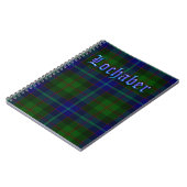 Lochaber BezirkTartan Notizblock (Linke Seite)