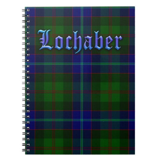 Lochaber BezirkTartan Notizblock (Vorderseite)
