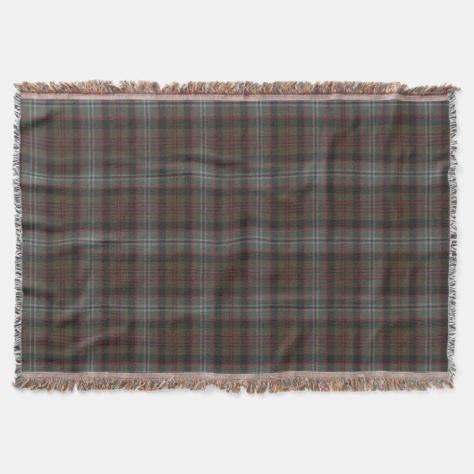 Lochaber Clan Original Scottish Tartan Decke (Vorderseite)