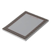 Lochaber Original Scottish Tartan  Notizblock (Rotiert)