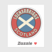 Locharbriggs, Schottland Aufkleber (Blatt)