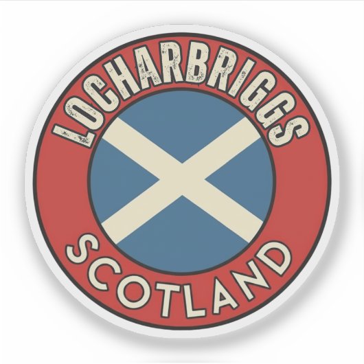 Locharbriggs, Schottland Aufkleber (Vorderseite)