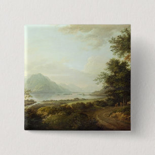 LochAwe, Argyllshire, c.1780-1800 (Öl auf Button