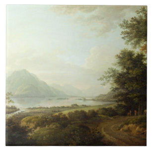 LochAwe, Argyllshire, c.1780-1800 (Öl auf Fliese