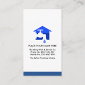 Löchbubulär Wasserklatschen Visitenkarte (Rückseite)