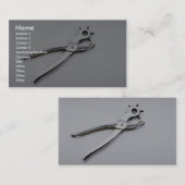 Lochdurchschlag Visitenkarte (Vorne/Hinten)