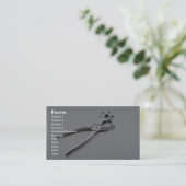 Lochdurchschlag Visitenkarte (Stehend Vorderseite)