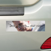 "Lochen Sie nicht… unser Auto." - Autoaufkleber (Auf Auto)