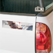 "Lochen Sie nicht… unser Auto." - Autoaufkleber (Auf Lkw)