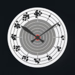 Löcher, ein Loch pro Stunde, um das Ziel herum Runde Wanduhr<br><div class="desc">Was gibst du dem Mann, der jede Waffe hat, die er je gewollt hat? Nun... das könnte es sein! Diese Uhr ist ideal für jeden lässigen Schuss, Zielschieber, Jäger oder Feuerwaffenbegeisterten. Die Stunden werden durch Einschusslöcher aus einem kleinen Bohrgewehr angezeigt. Ein Single-Kugel für ein Uhr und so weiter. Das Stier-Auge...</div>