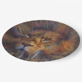 Löcher in den Tellern des Gallery Paper Pappteller (Schrägansicht)