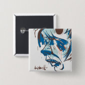 Löcher in meinem Kopf Button (Vorne & Hinten)