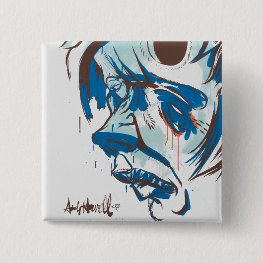 Löcher in meinem Kopf Button (Vorderseite)