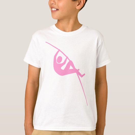 Löcherei - rosa T-Shirt (Vorderseite)