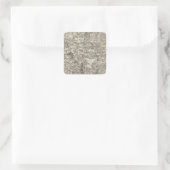 Loches Quadratischer Aufkleber (Tasche)