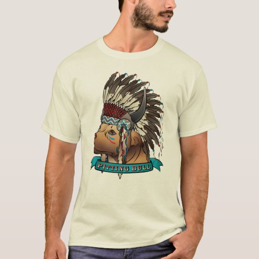 Lochfraß Stier T-Shirt (Vorderseite)