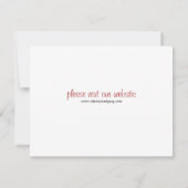 Lochkarte Save the Date (Rückseite)