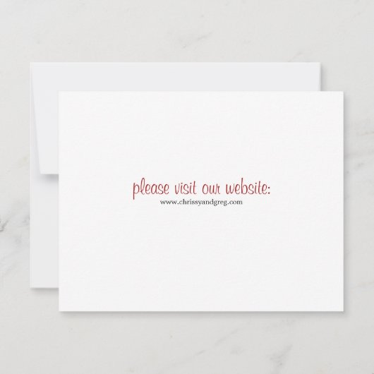 Lochkarte Save the Date (Rückseite)