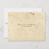 Lochkarte Save the Date - Vintage Farben (Rückseite)