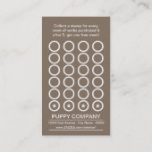 Lochkarte Treuekarte (Rückseite)