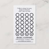 Lochkarte Treuekarte (Rückseite)