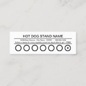 Lochkarte Treuekarte (Rückseite)