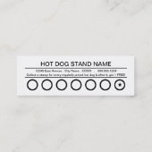 Lochkarte Treuekarte (Rückseite)