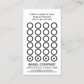 Lochkarte Treuekarte (Rückseite)